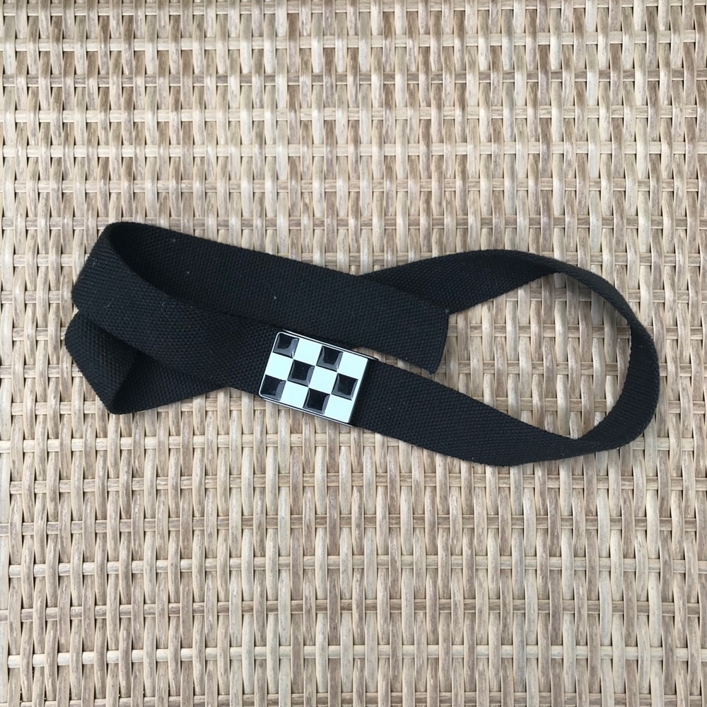 Checker-Buckle Belt